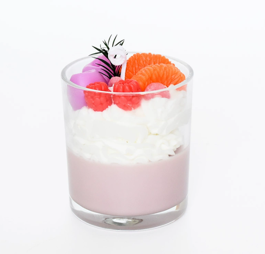 Strawberry Chocolate Handmade Cup Candle Soy Wax Aromatherapy Candle Gift